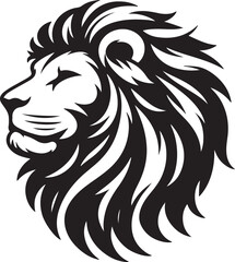 Lion head logo icon, lion face vector Illustration, on a isolated background