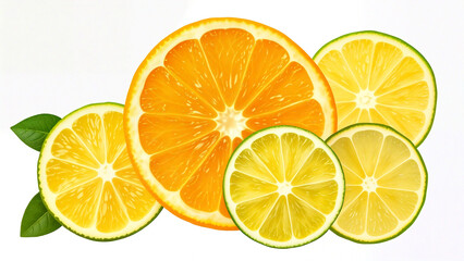 lemon lime and orange 