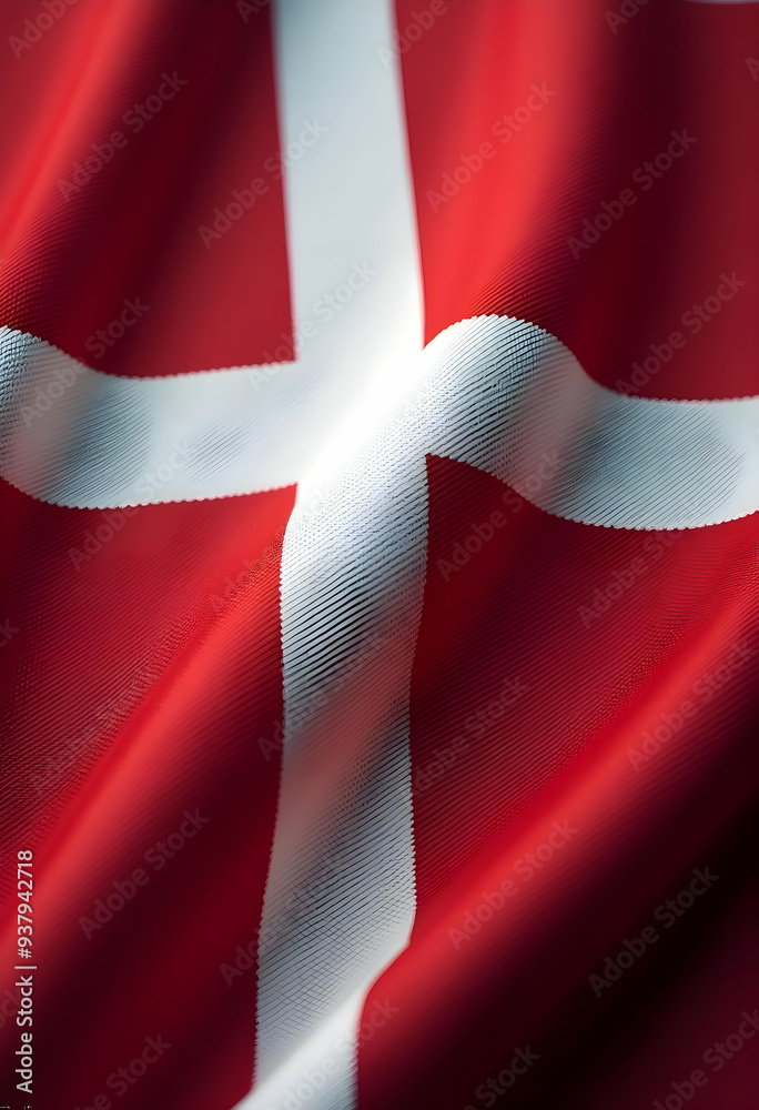 Canvas Prints Flag of Denmark