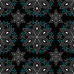 seamless pattern Asian Pattern design, Geometric Ethnic pattern,Thai fabric, tile, carpet, vector,
illustration design, Flowers