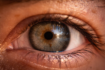 Naklejka premium close up of eye