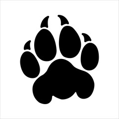 Obraz premium claw icon. for mobile concept and web design. vector illustration.