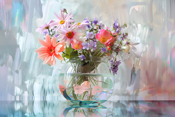 bouquet in a vase