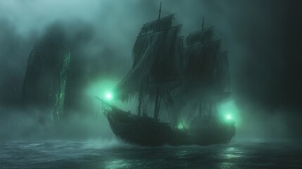 Ghost Ship's Stormy Journey