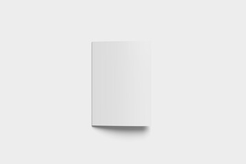 DL Bifold Blank Mockup Modeling Blender 3D
