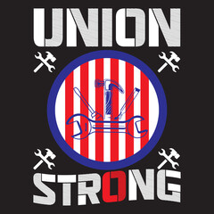 Labor Day Typography T Shirt Design 
