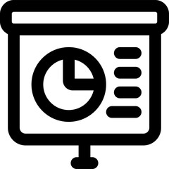 UI analytics Vector Icon Illustration. Line Style