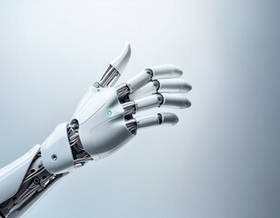 白 人型ロボット　手１