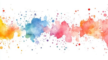 Obraz premium Abstract watercolor splashes