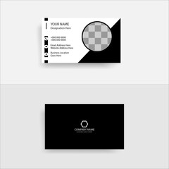 Modern simple creative business card design , visiting card , business card template.