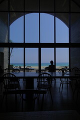 海の見えるレストラン