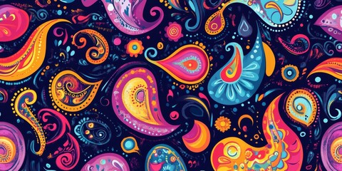 Obraz premium Paisley pattern