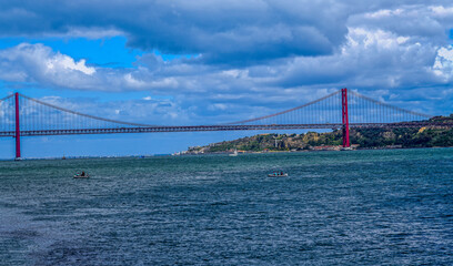Ponte 25 de Abril in Lissabon, Portugal