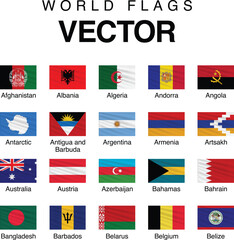 World Flags Vector