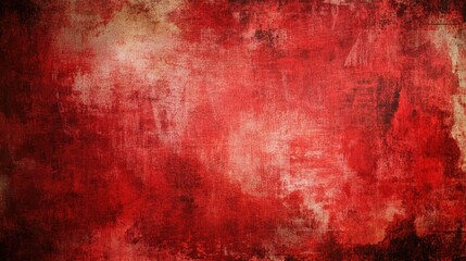 Obraz premium Red grunge background with a distressed, vintage texture, perfect for a retro, old-school aesthetic.
