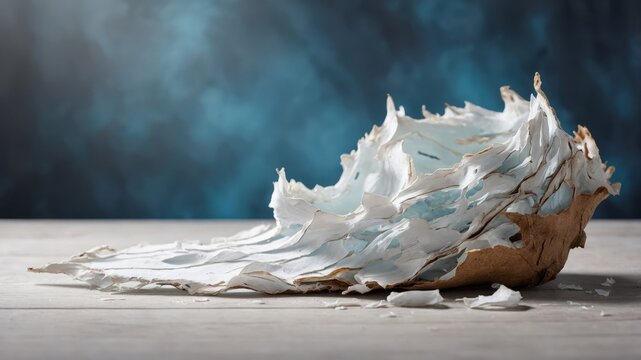 white torn panper on grany banckground collection panper rip.