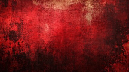 Fototapeta premium Red grunge background with a distressed, vintage texture, perfect for a retro, old-school aesthetic.