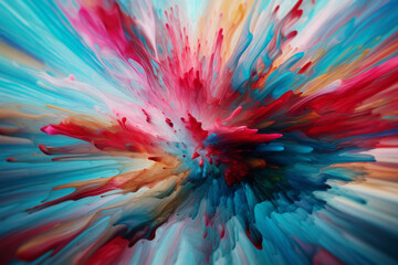 abstract background with splashes. generative AI.	
