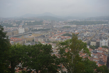 Obraz premium View of the town San Sebastian in Spain