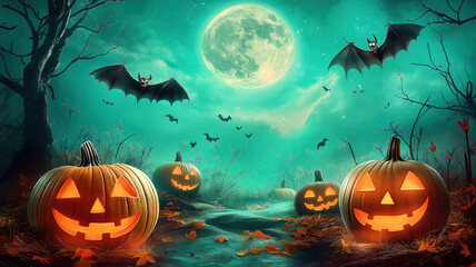 Exceptional Realistic style halloween background