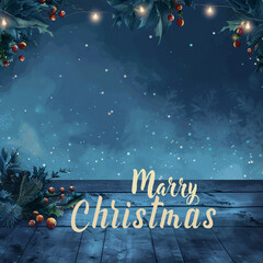 Naklejka premium Marry Christmas colorful trees and unique beauty