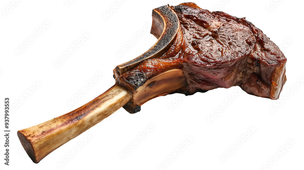 Wall mural Grilled Tomahawk Seasoned Steak PNG