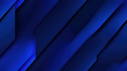 Naklejka premium seamless pattern, A sleek blue abstract background featuring layered geometric shapes for modern design and creative projects.