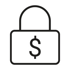 Lock, protection, secure icon