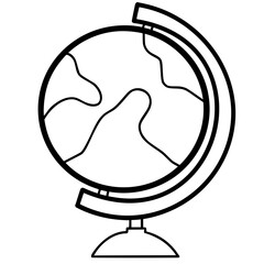 globe doodle 