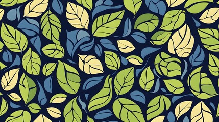Fototapeta premium Shapes, Flowers, Florals, Green and Blue, Abstract Image, Texture, Pattern Background, Wallpaper, Smartphone Cover and Screen, Cell Phone, Computer, Laptop, 9:16 and 16:9 Format