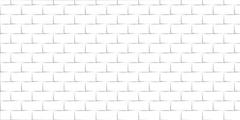 Vector White brick wall background. architecture construction stone block brick wallpaper. seamless building cement concrete wall grunge background.	
