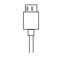 Cable connectors icons