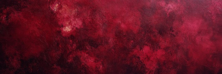 Fototapeta premium Abstract Red Background with Texture - A vibrant abstract background featuring a deep red color with subtle texture. This image evokes feelings of passion, energy, and intensity.