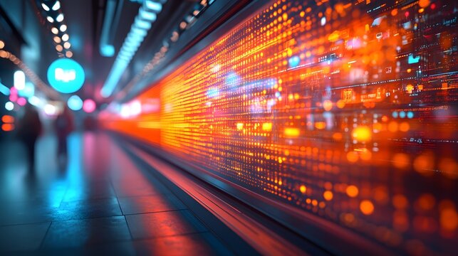 Sleek 3D portrayal of online retail marketing with a blurred background, perfect for digital application imagery.