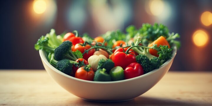 a heart-shaped dish filled with vegetables.