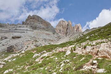 Fototapeta premium Paesaggio Dolomiti, Italia Alpi