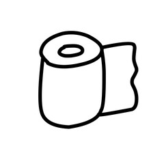 camping and hiking elements doodle