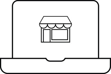 Online Shopping Line Icons Pixel perfect Editable stroke