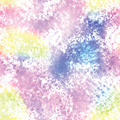 Rainbow Gradian Teacher Seamless Pattern,