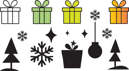 Elegant Christmas Gift box