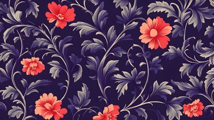 Shapes, Flowers, Florals, Purple and Red, Abstract Image, Texture, Pattern Background, Wallpaper, Smartphone Cover and Screen, Cell Phone, Computer, Laptop, 9:16 and 16:9 Format