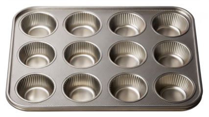 Muffin Tin on a transparent background.