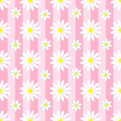 seamless background with flowers