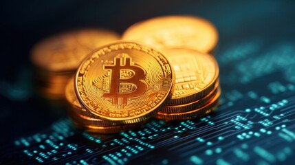 Gold coins being poured into a digital wallet, representing modern wealth distribution methods