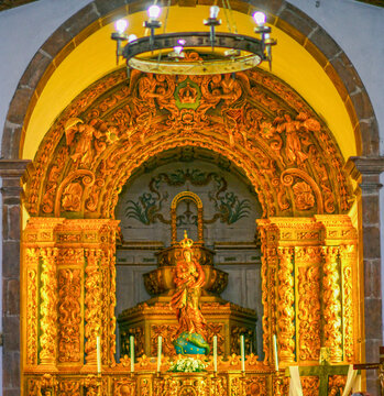 Innenansicht Igreja Paroquial de Monchique, Algarve (Portugal)