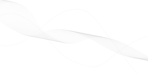 Abstract white and grey wave line gradient color background. with flowing wave particles. Vector illustration. Wave with lines created using blend tool. Curved wavy line, smooth stripe. 