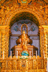 Innenansicht Igreja Paroquial de Monchique, Algarve (Portugal)