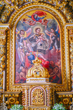 Innenansicht Igreja Paroquial de Monchique, Algarve (Portugal)