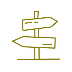 Cute hiking camping doodle