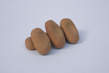 Balinese Boreh Scrub Recipe, ancient Indonesian traditional medicine on a white background.